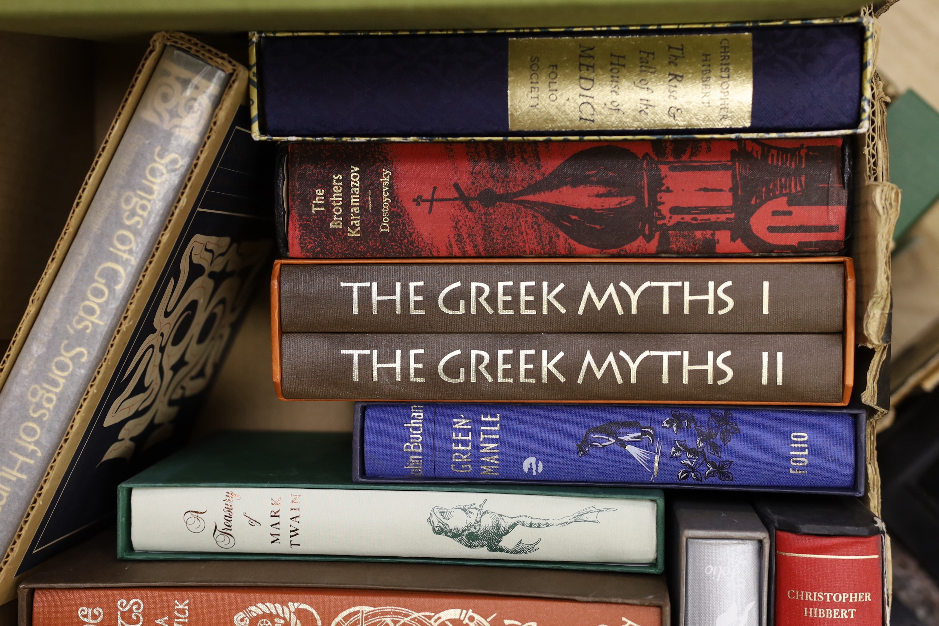 A quantity of folio Society books